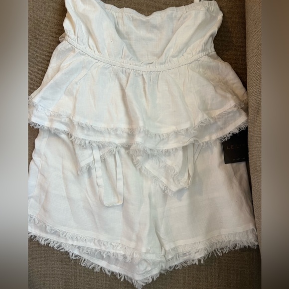 Le Lis white short set NWT from These Three Botique - Picture 2 of 7